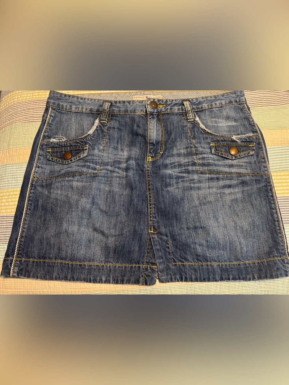 TOMMY HILFIGER Denim Mini Skirt